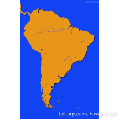 International Express to South America (Chile; Paraguay; Colombia Peru; Brazil; Argentina)